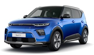 Kia Soul EV - blue front